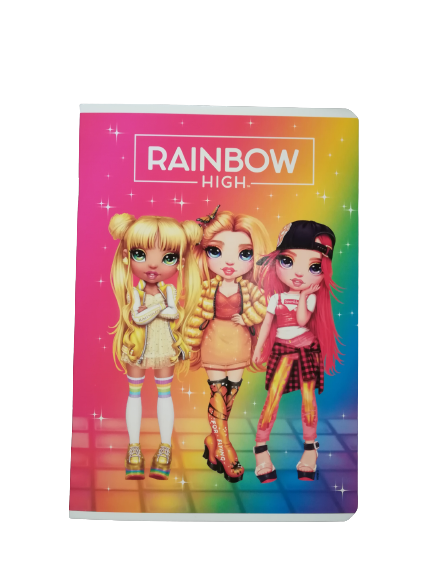 Zeszyt-Rainbow-A5/16k-3-linia-kolorowa-1