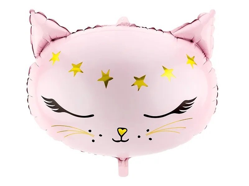Balon foliowy Kotek różowy 48cm x 39cm