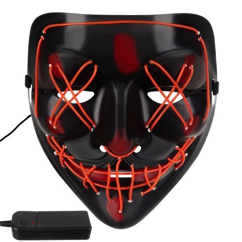 Maska-podświetlana-LED-stój-przebranie