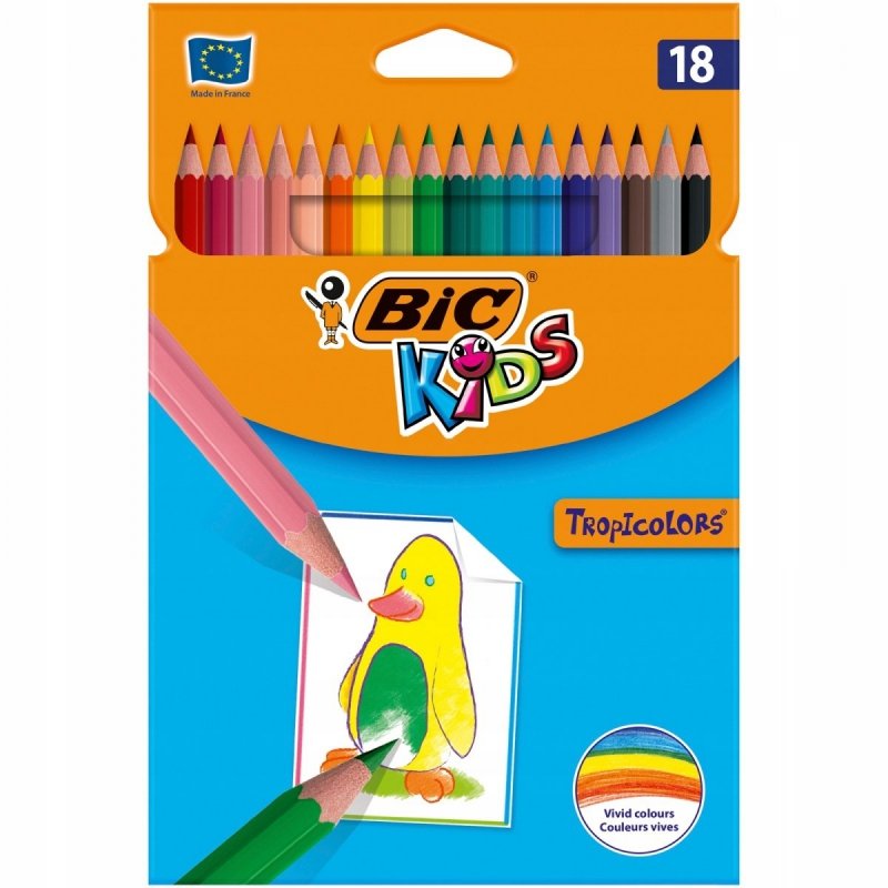 Kredki-BIC-ołówkowe-niełamliwe-18-kolorów