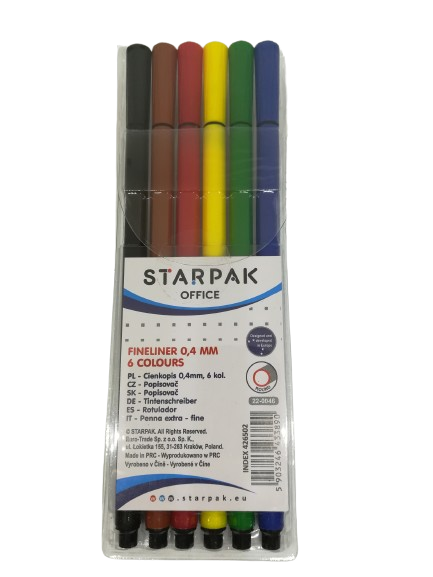 CIENKOPIS OKR 6KOL 0.4 STK ETUI