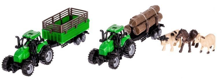 Farma ze zwierzętami + 2 autka rolnicze