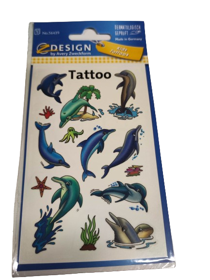 Tatuaże dla dzieci - delfiny
