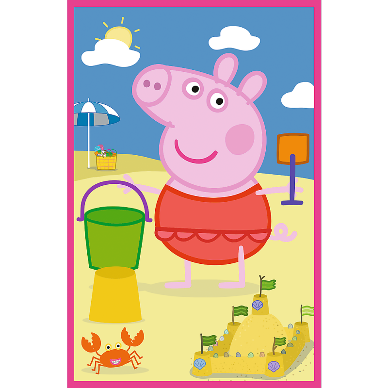 Puzzle  3x50 Siła przyjaźni Świnka Peppa  