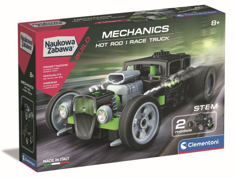 Laboratorium Mechaniki - Hot Rod I Race Truck klocki 8+