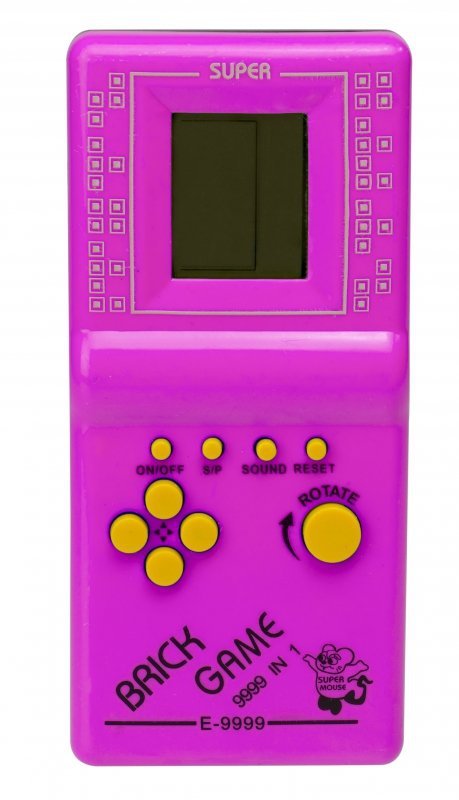 Gra-Gierka-Eletroniczna-Tetris-różowa