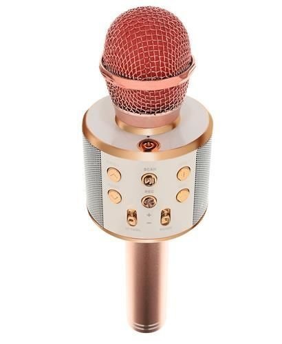Mikrofon-dla-dzieci-karaoke-z-głośnikiem-jasno-różowy-23x7,5-4