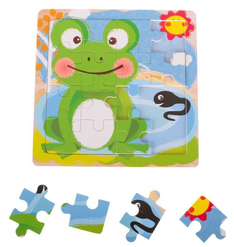 Puzzle-drewniane-układanka-żaba-12-el.-15x15-cm-1
