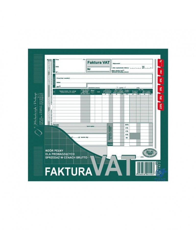 FAKTURA-VAT-2/3-A4-BRUTTO 