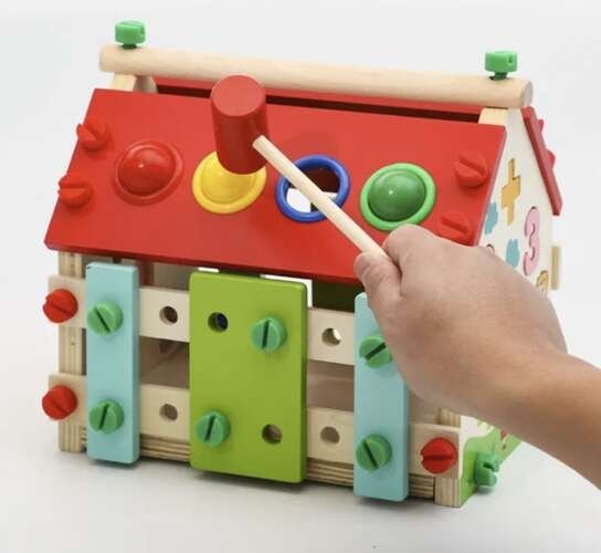 SORTER-DOMEK-EDUKACYJNY-DREWNIANY-SKRĘCANY-DLA-DZIECI-CYMBAŁKI-2