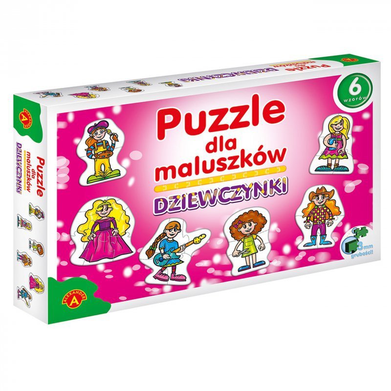 Puzzle dla maluszków - dziewczynki 2+