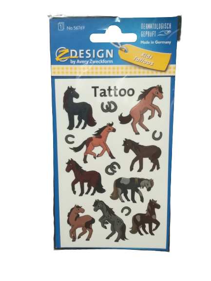Tatuaże-dla-dzieci-konie