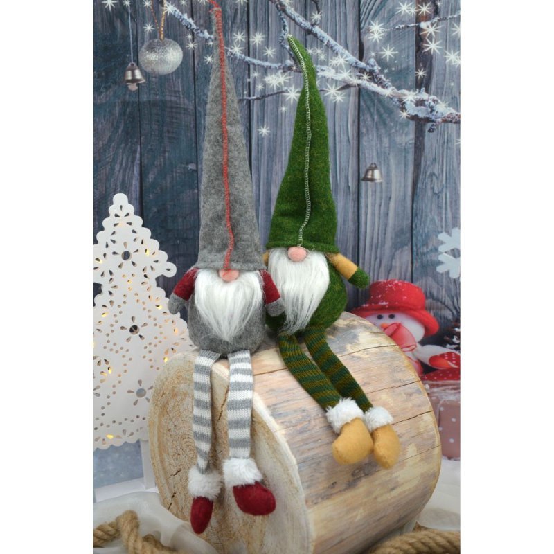 Skrzat dekoracyjny 45 cm - szary