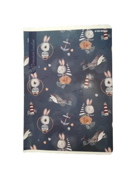 Zeszyt-zwierzątka-A5/16k-linia-dwukolorowa-4