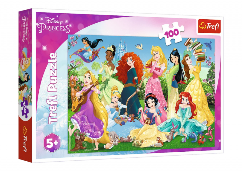 Puzzle Czarujące Księżniczki 100el. Trefl 