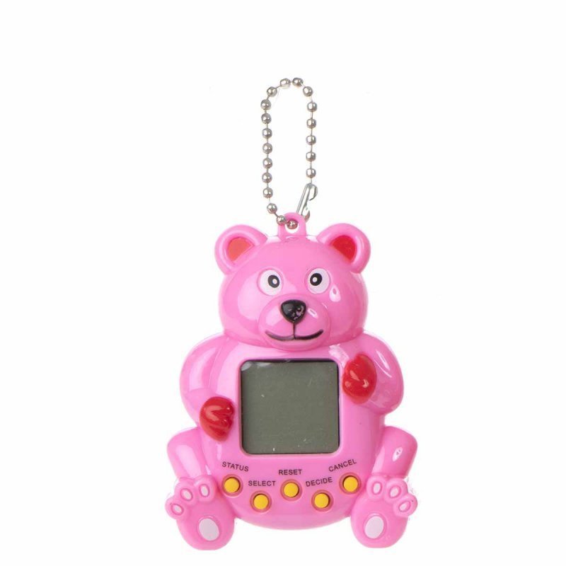 Zabawka-Tamagotchi-elektroniczna-gra-miś-różowy