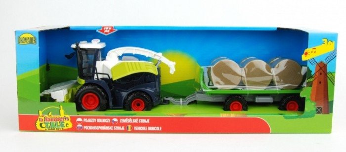 Traktor kombajn z belami