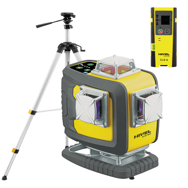 Nivel System CL4D-B Niebieski multi-laser krzyżowy (4 x 360°), Bluetooth + SJJM1EX + CLS-4