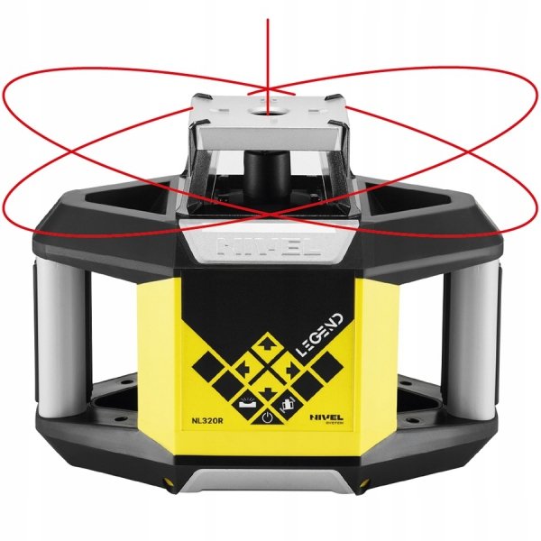 NIVEL SYSTEM NL320R DIGITAL NIWELATOR LASEROWY ROTACYJNY STATYW SJJ1 ŁATA