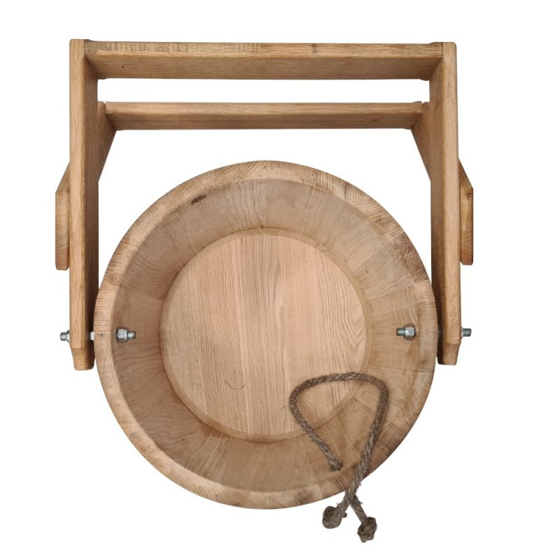 Prysznic drewniany dębowy do sauny 30l