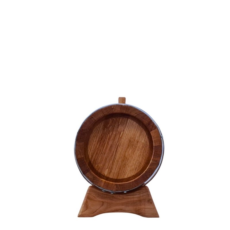 Beczka drewniana dębowa z grawerem - #112 - Czas ucieka