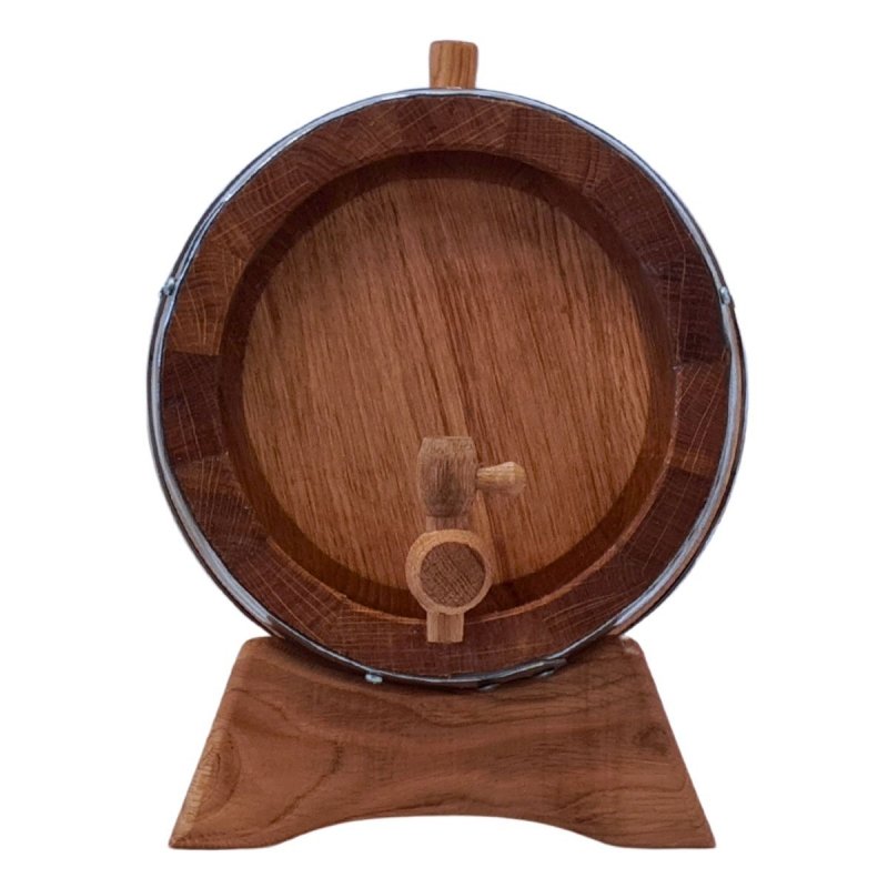 Beczka drewniana dębowa z grawerem - #114 - Ślubna