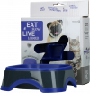 Eat Slow Live Longer AMAZE PINWHEEL miska spowalniająca niebieska