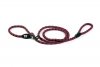 Kiwi Walker ROPE LEAD 2in1 Smycz i obroża różowo-czarna