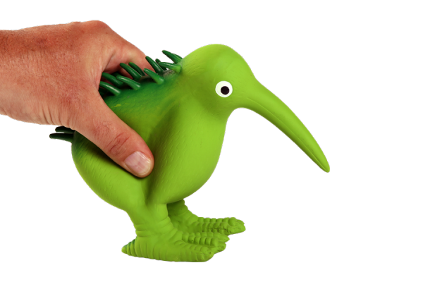 Kiwi Walker WHISTLE FIGURE zabawka dla psa L zielona