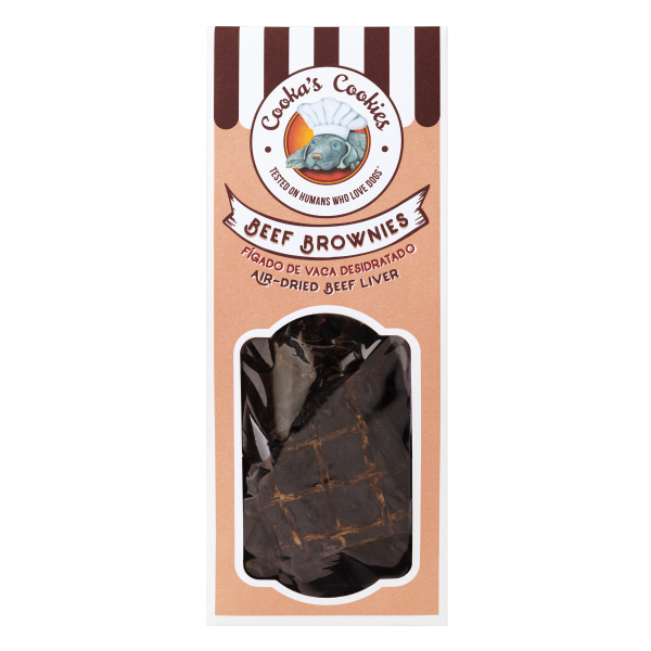 Cooka’s Cookies BEEF BROWNIES Przysmaki z wątroby wołowej 95g