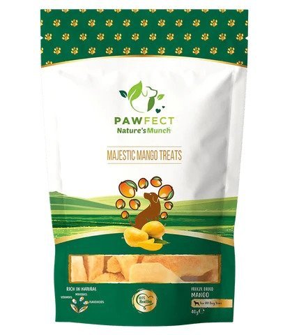 PAWFECT Nature's Munch Liofilizowane Pyszne Przysmaki MANGO 40g