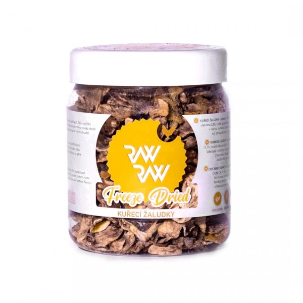 RAW RAW Liofilizowane żołądki z kurczaka 60g