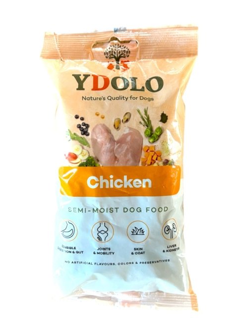 YDOLO Chicken - kurczak i ryby - półwilgotna karma dla psa 100g