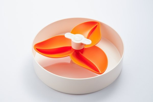 SPIN Interaktywna Miska FLOWER Orange