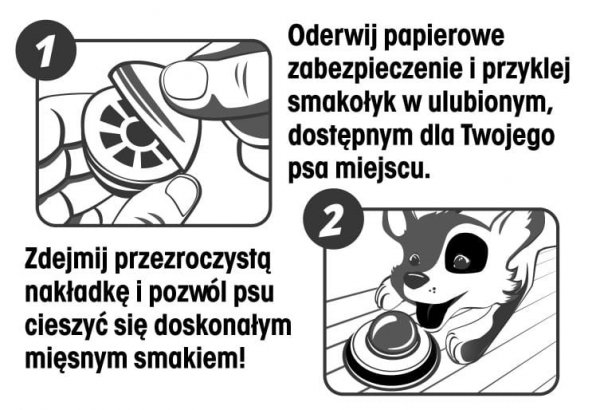 SLOW DOG Lizak z wołowiny z prebiotykiem i aminokwasami - mały Przysmak dla psa
