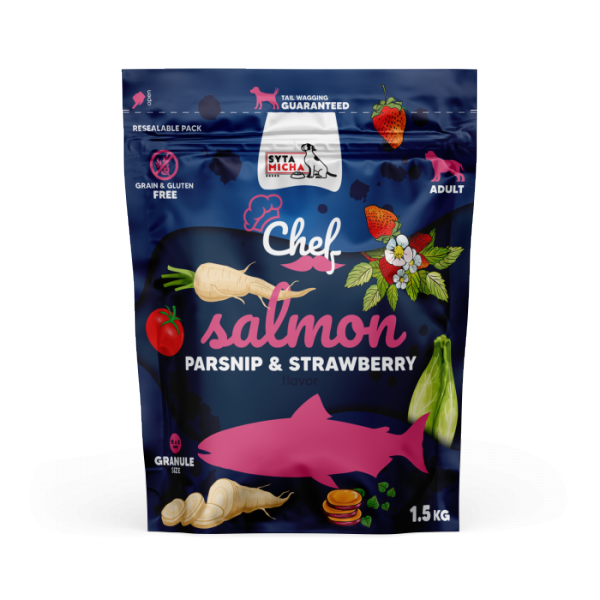 Syta Micha Karma sucha CHEF Łosoś 60g