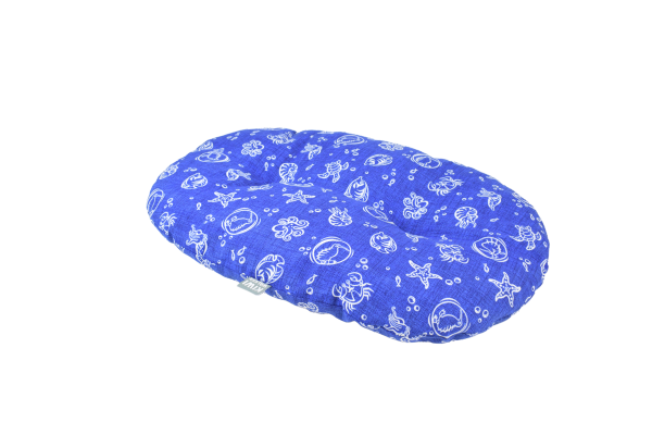 KIWI WALKER Kiwi&amp;Friends Cushions Włoskie i lekkie legowisko dla psa S niebieskie