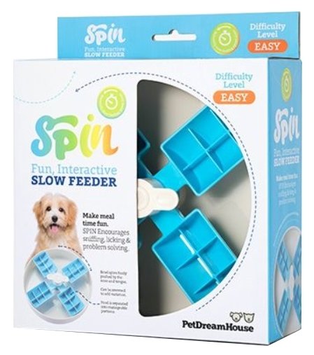 SPIN Interaktywna Miska WINDMILL Blue