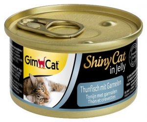 Gimcat 413099 Shiny Cat Tuńczyk Krewetki 70g kot