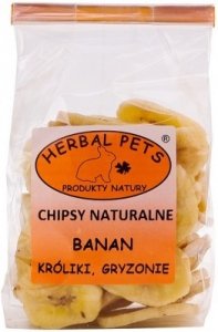 Herbal Pets 4562 Chipsy Natural - Banan 75g