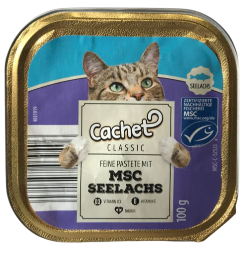 Cachet 9406 szalka 100g dla kota czerniak