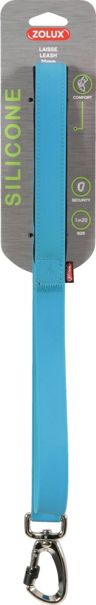 Zolux 463899BLE Smycz silikonowa 25mm niebieska