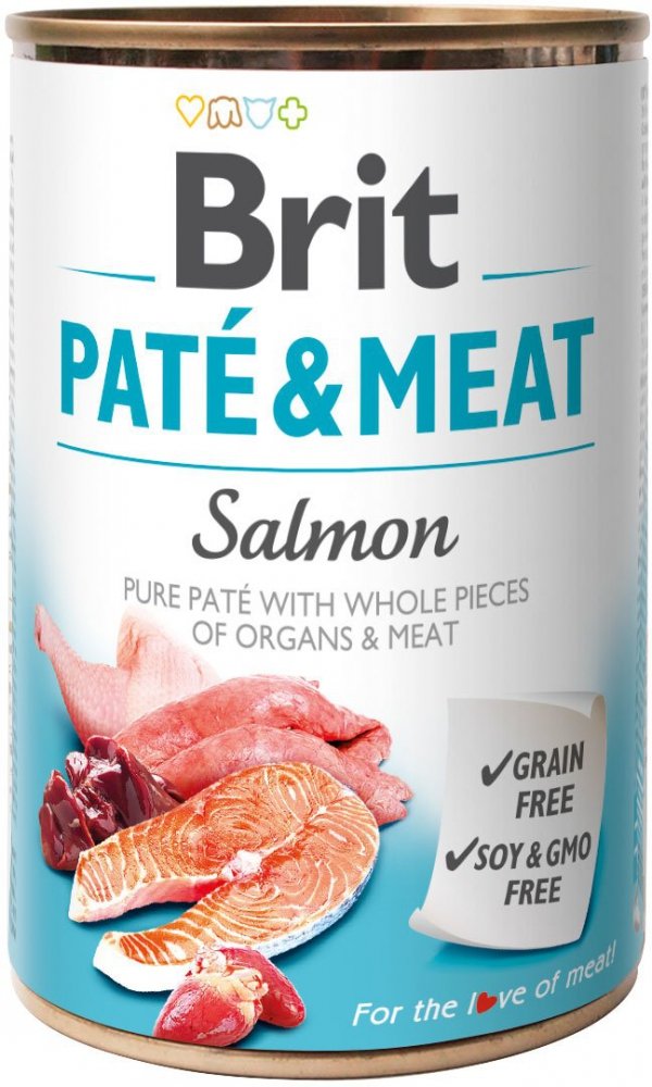 Brit Care Pate&amp;Meat Salmon 400g