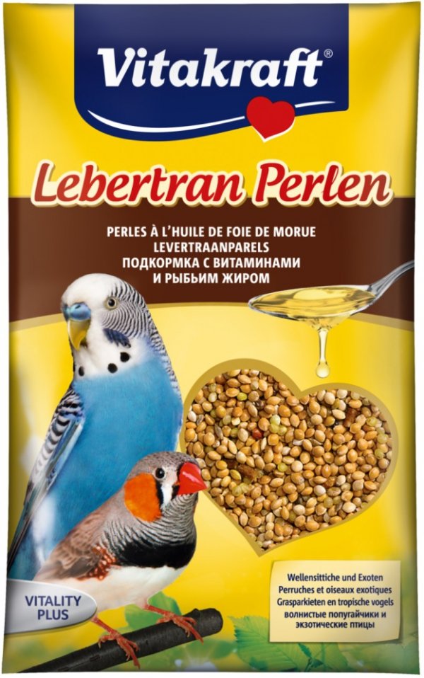 Vitakraft 1927 Lebertran Perlen 20g falista tran