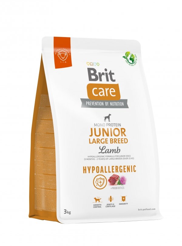 Brit Care Hypoallergenic Junior Large Lamb 3kg