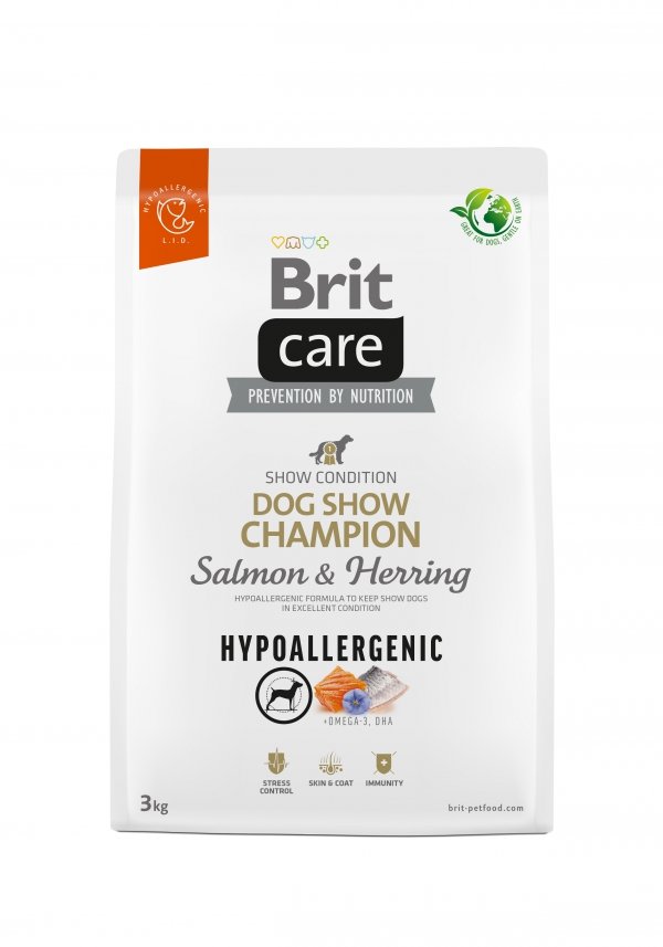Brit Care Hypoallergenic  Dog Show Champion 3kg