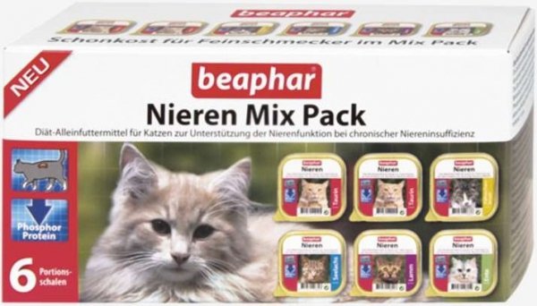 Beaphar 10884 Nierdieet Mix Pack 6x100g na nerki