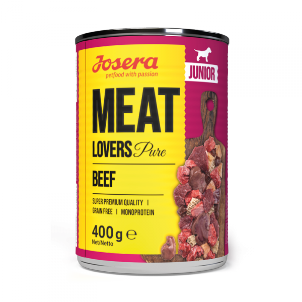 JOSERA 8608 Meatlovers Junior Pure Beef  400g