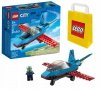 Zestaw Prezent Klocki LEGO CITY 60323 Samolot Kaskaderski Akrobacje + Torba