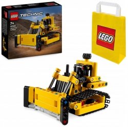 Zestaw Prezent LEGO Technic 42163 Buldożer Spych Budowa Klocki 7+ Torba
